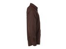 JN Men's Shirt Longsleeve Poplin JN678 brown, Größe XL