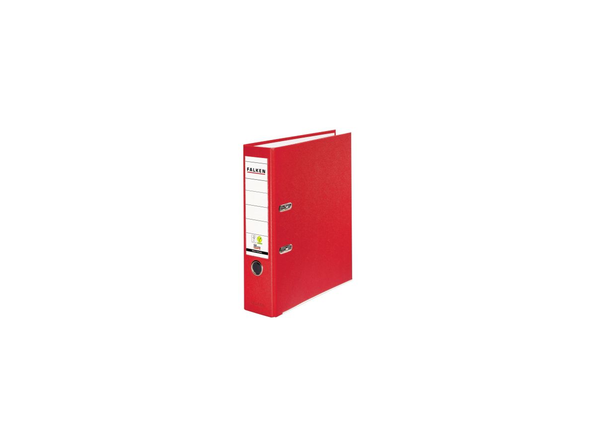 Falken Ordner S80 09984071 DIN A4 80mm PP rot