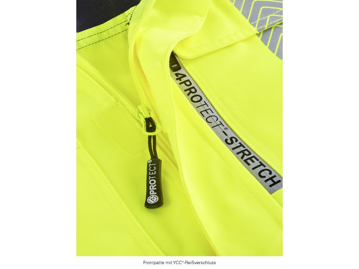 4PROTECT Warnschutz-Bundjacke KENTUCKY 3816, leuchtgelb/grau, Gr. L