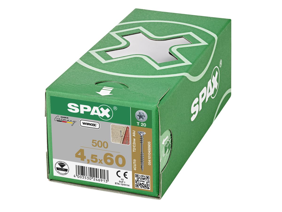 SPAX-Verlegeschraube Senkmultikopf WIROX