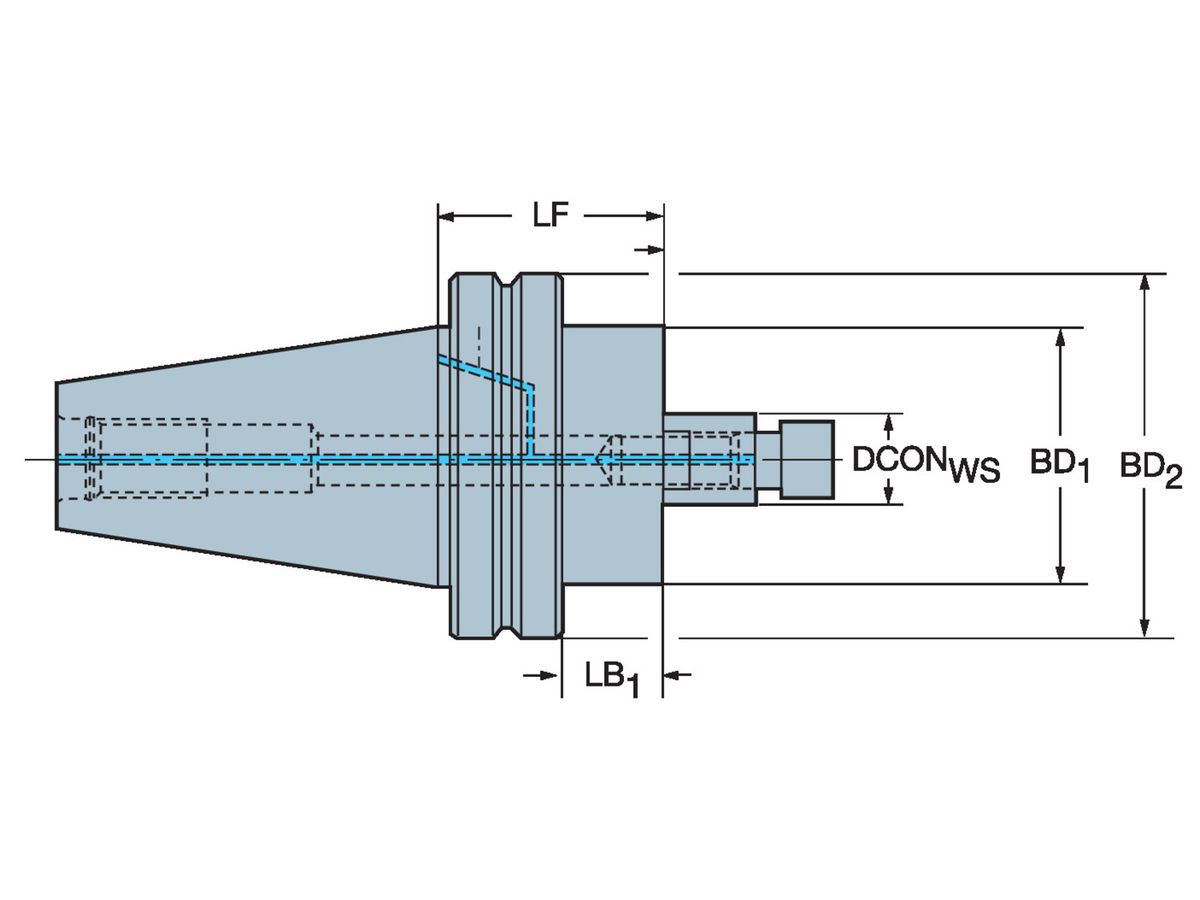COROMANT Adapter MAS-BT 403 - Fräserdorn AA2B05-4019051