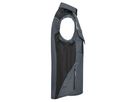 JN Workwear Softshell Vest JN845 100%PES, carbon/black, Größe 5XL