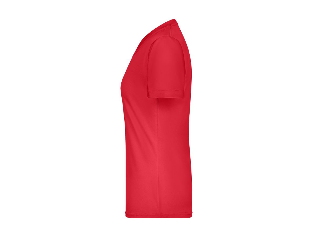 JN Ladies Active-V T-Shirt JN735 red, Gr. L