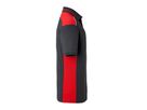 JN Men's Workwear Polo - COLOR - JN858 carbon/red, Größe M