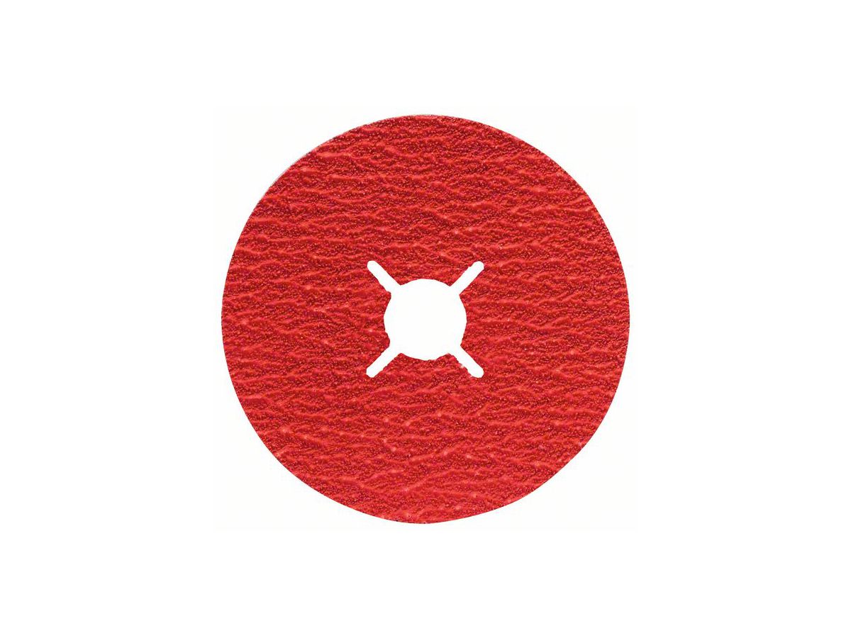 BOSCH Fiberschleifscheibe R780, Best for Metal, 115 mm, K 80