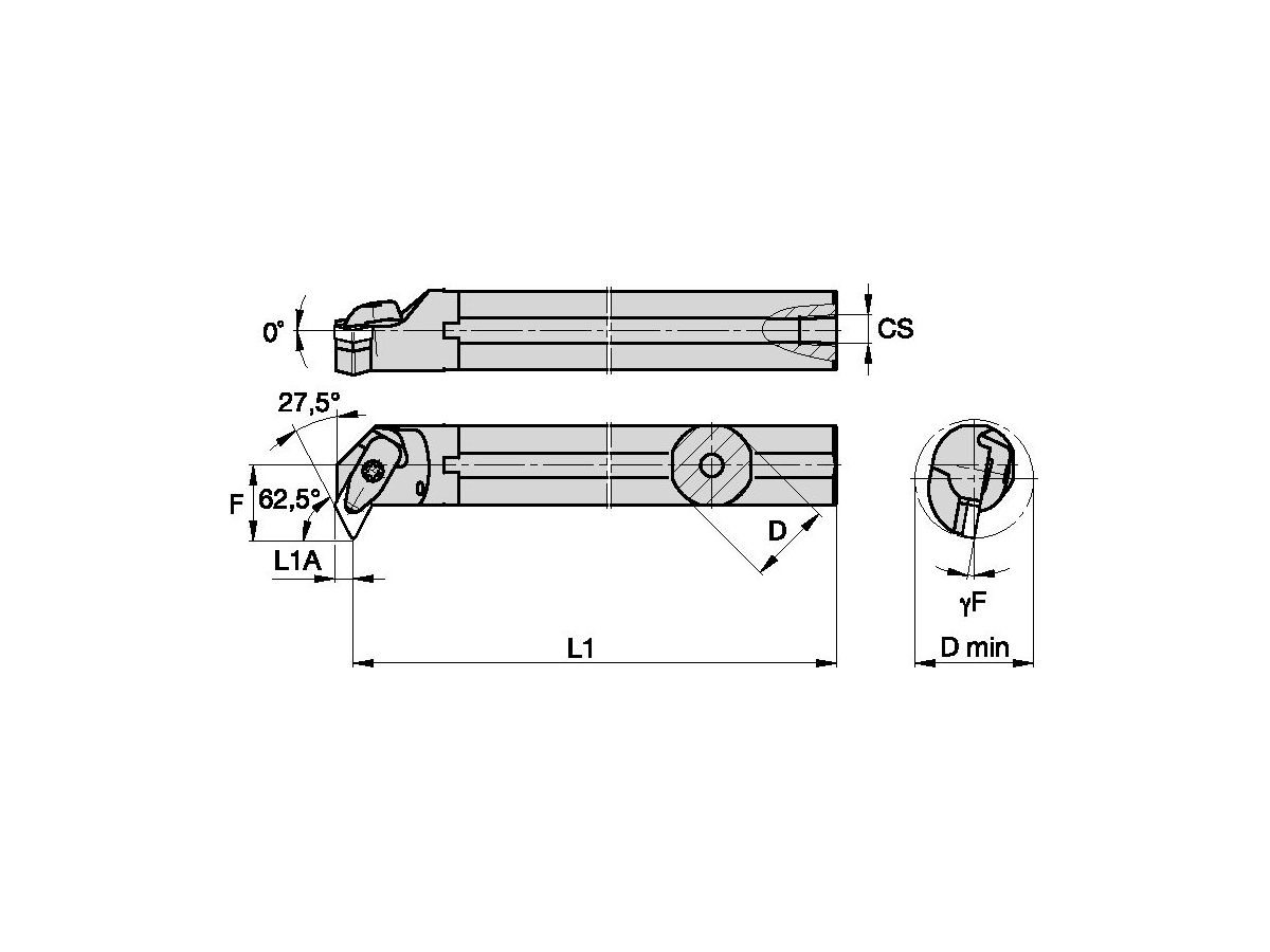KENNAMETAL Kenclamp D-Klemmung Für negat