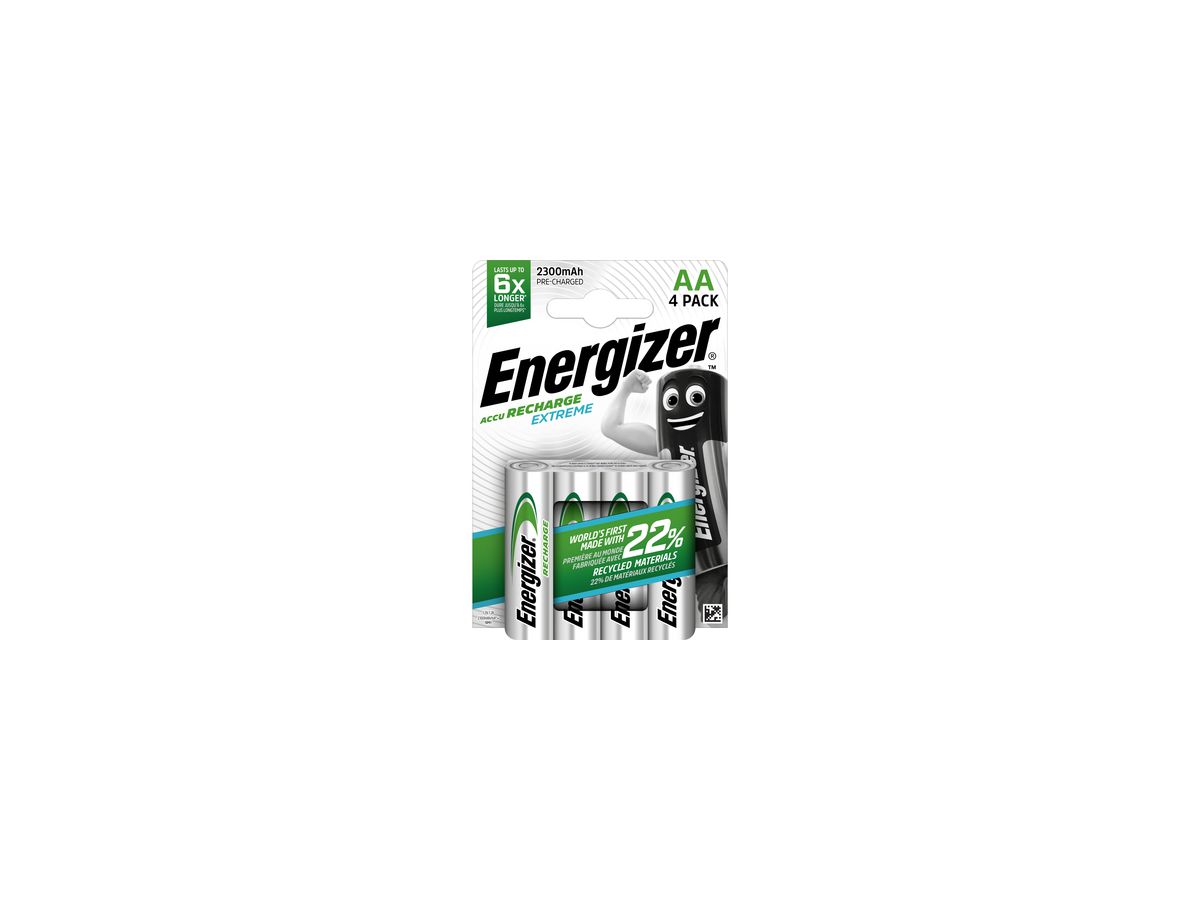 Energizer Akku Recharge Extreme E300624600 AA/HR6 4 St./Pack.