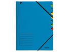 Leitz Ordnungsmappe 39070035 DIN A4 7Fächer farbig Karton blau