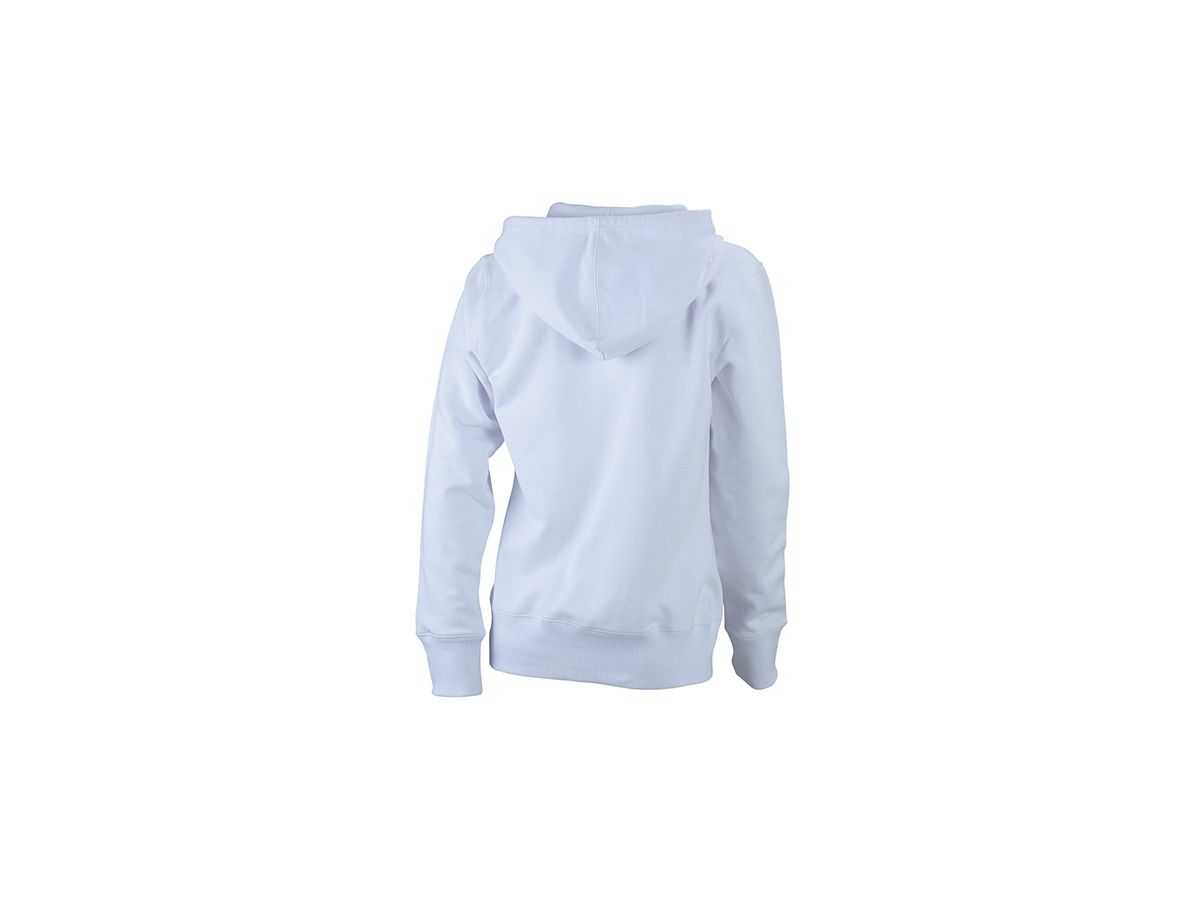 JN Ladies Hooded Jacket JN053 80%BW/20%PES, white, Größe 2XL