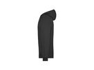 JN Hooded Jacket JN059 100%BW, black, Größe XL