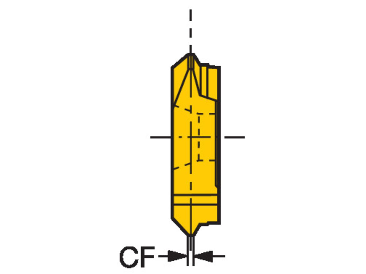 COROMANT CoroMill 328 Wendeplatte zum Gewindefräsen 328R13-400VM-TH1025