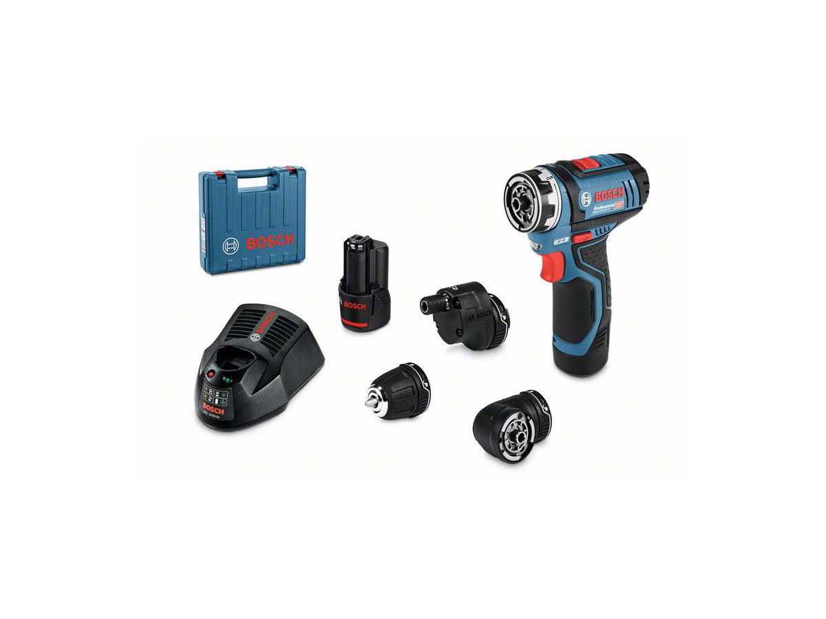 Akku-Bohrschrauber GSR 12V-15 FC Professional SET 06019F6006