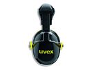 UVEX Helmkapsel-GH K1H 218 g, SNR: 27 dB, schwarz/grün 2600.201
