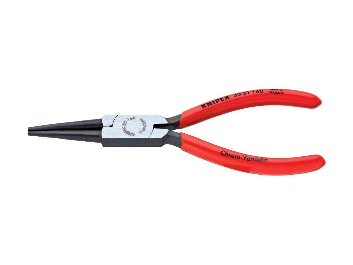 Long-nosed pliers 160mm round jaws Knipex