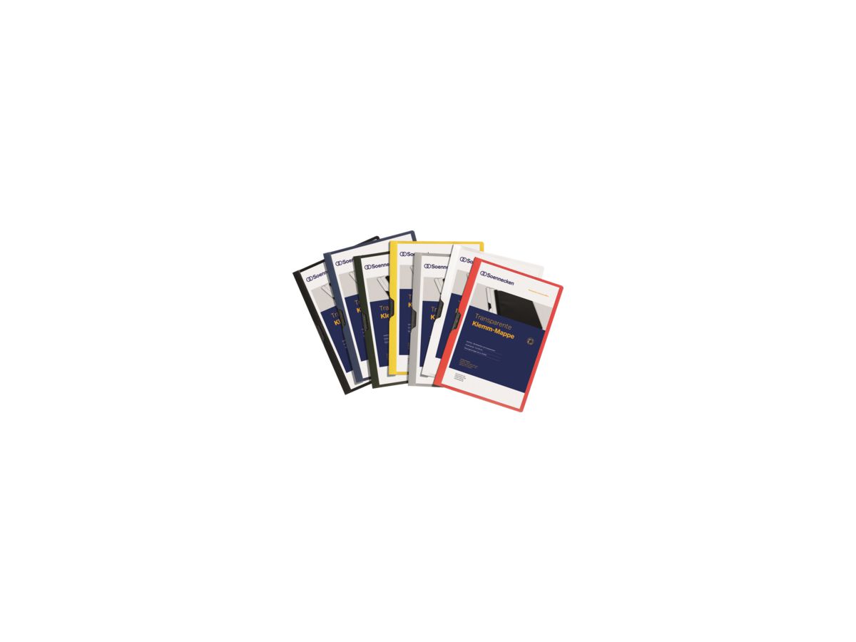Soennecken Klemmmappe 3317 DIN A4 bis 30Blatt PVC blau