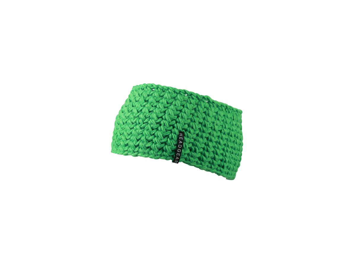 mb Crocheted Headband MB7947 100%PAC, lime-green, Größe one size