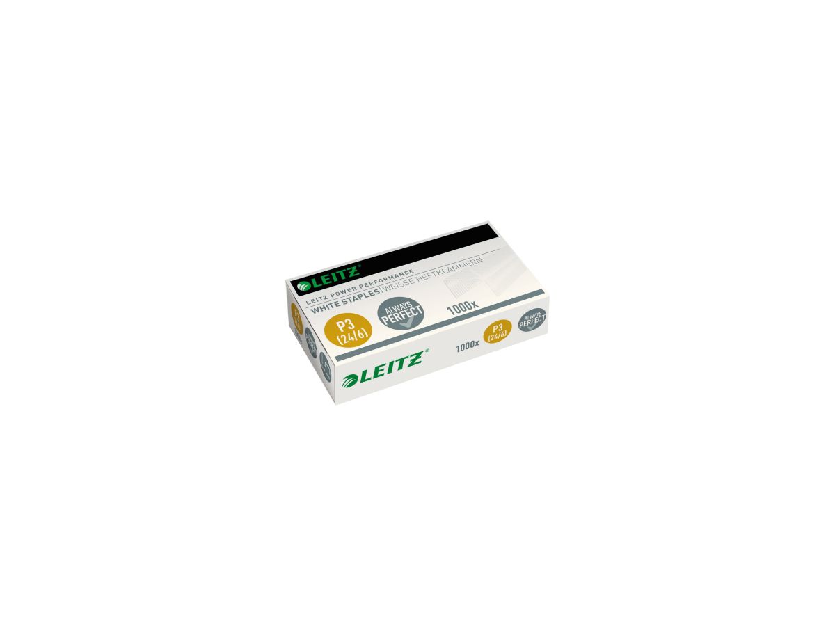 Leitz Heftklammer P3 55540000 24/6 verzinkt 1.000 St./Pack.