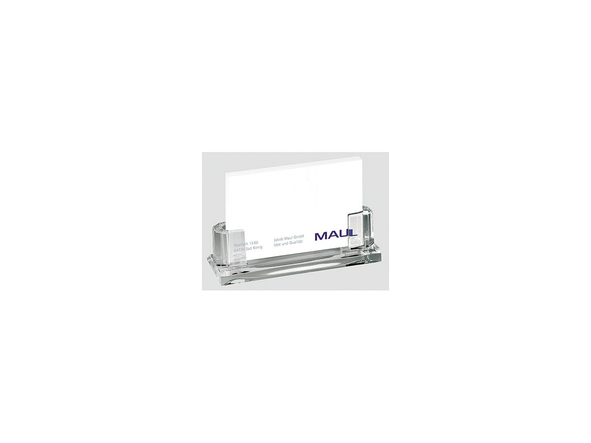 MAUL Visitenkartenbox 1959405 max. 35Karten Acryl