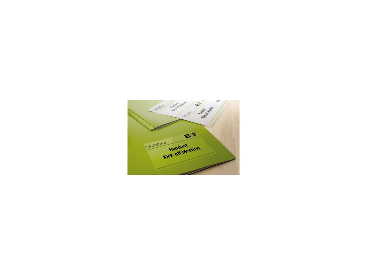 HERMA Folienetikett 8017 63,5x38,1mm tr 525 St./Pack.