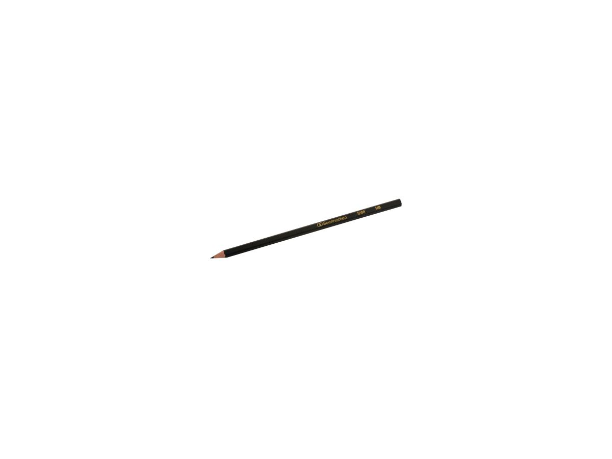 Soennecken Bleistift 1200 HB lackiert grau 12 St./Pack.