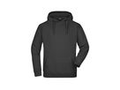 JN Hooded Sweat JN047 80%BW/20%PES, black, Größe XL