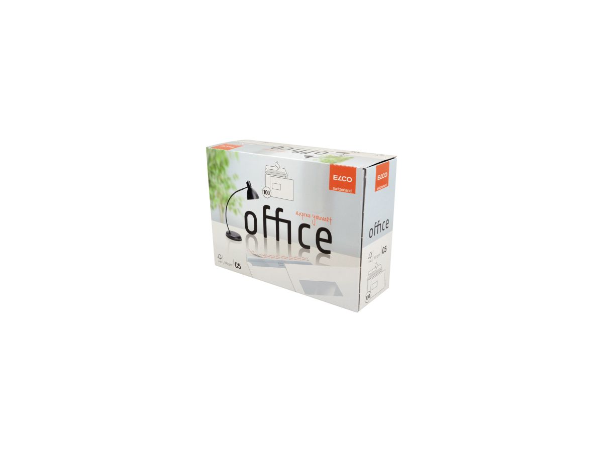 ELCO Briefumschlag Office 74537.12 C5 100g weiß 100 St./Pack.