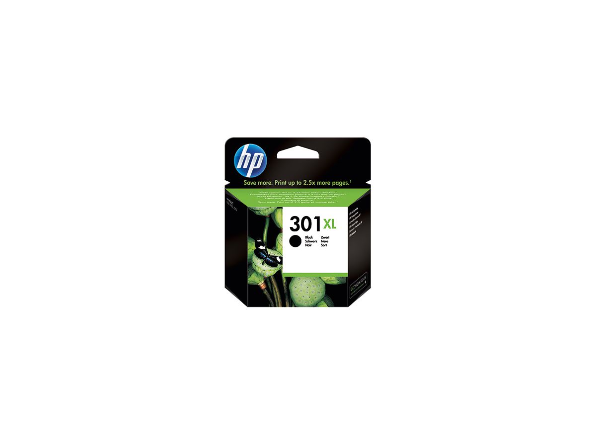 HP Tintenpatrone CH563EE#UUS Nr.301XL 8ml schwarz