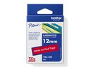 P-touch Schriftbandkassette TZE435 12mmx8m laminiert ws auf rt