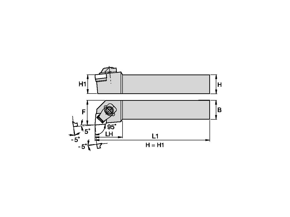 KENNAMETAL CCLNL3225P12MX7 N DREHKLEMMHALTER 25,0MM X 170,0MM