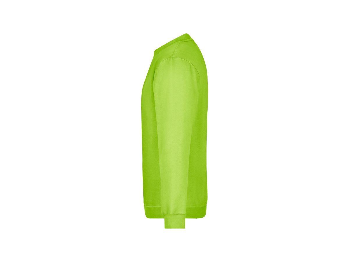 JN Round-Sweat Heavy JN040 80%BW/20%PES, lime-green, Größe 3XL