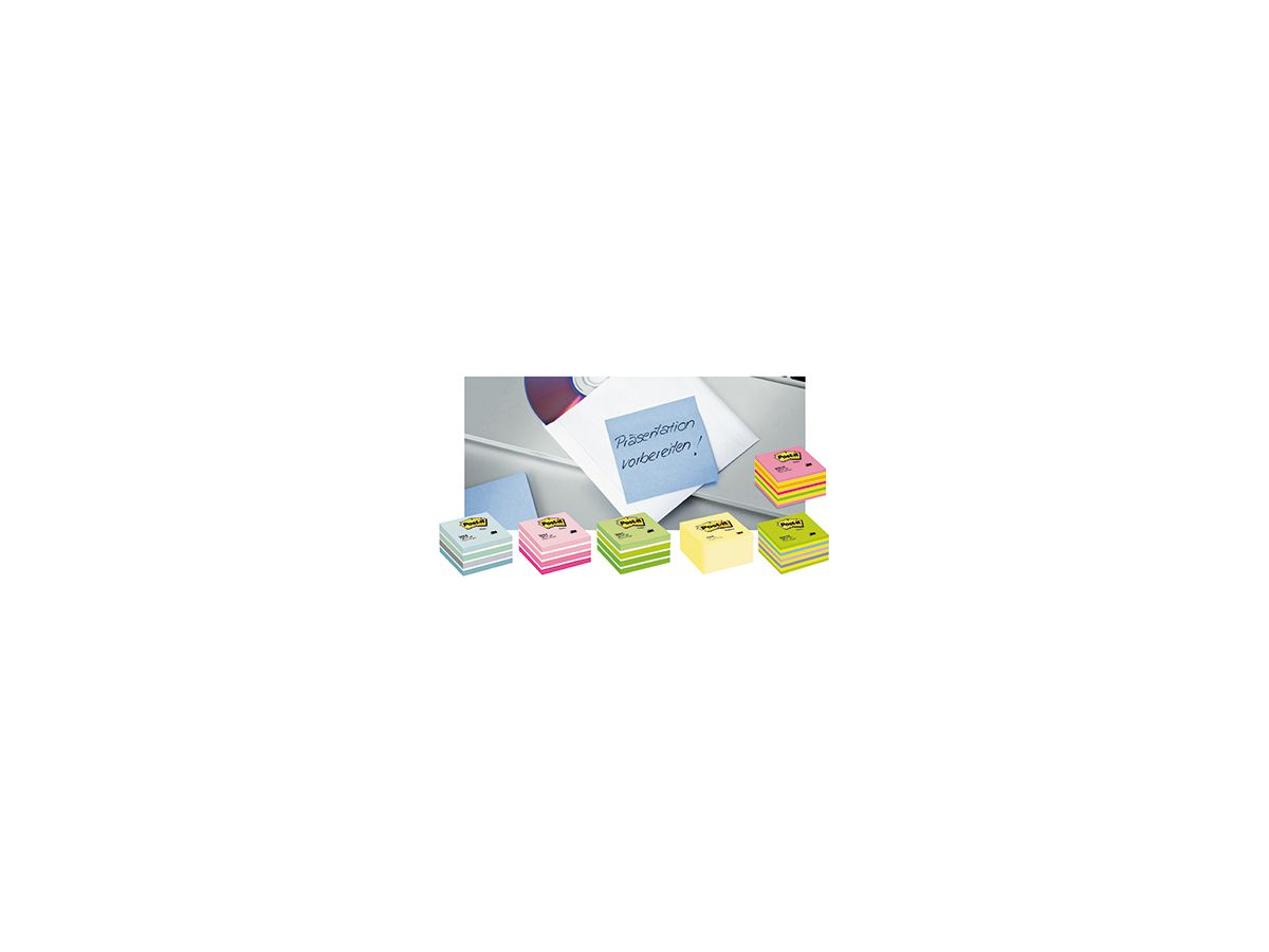 Post-it Haftnotiz Recycling Z-Notes 636B 76x45x76mm 450Blatt gelb