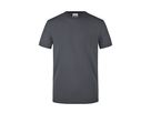 JN Mens Workwear T-Shirt JN838 50%BW/50%PES, carbon, Größe L
