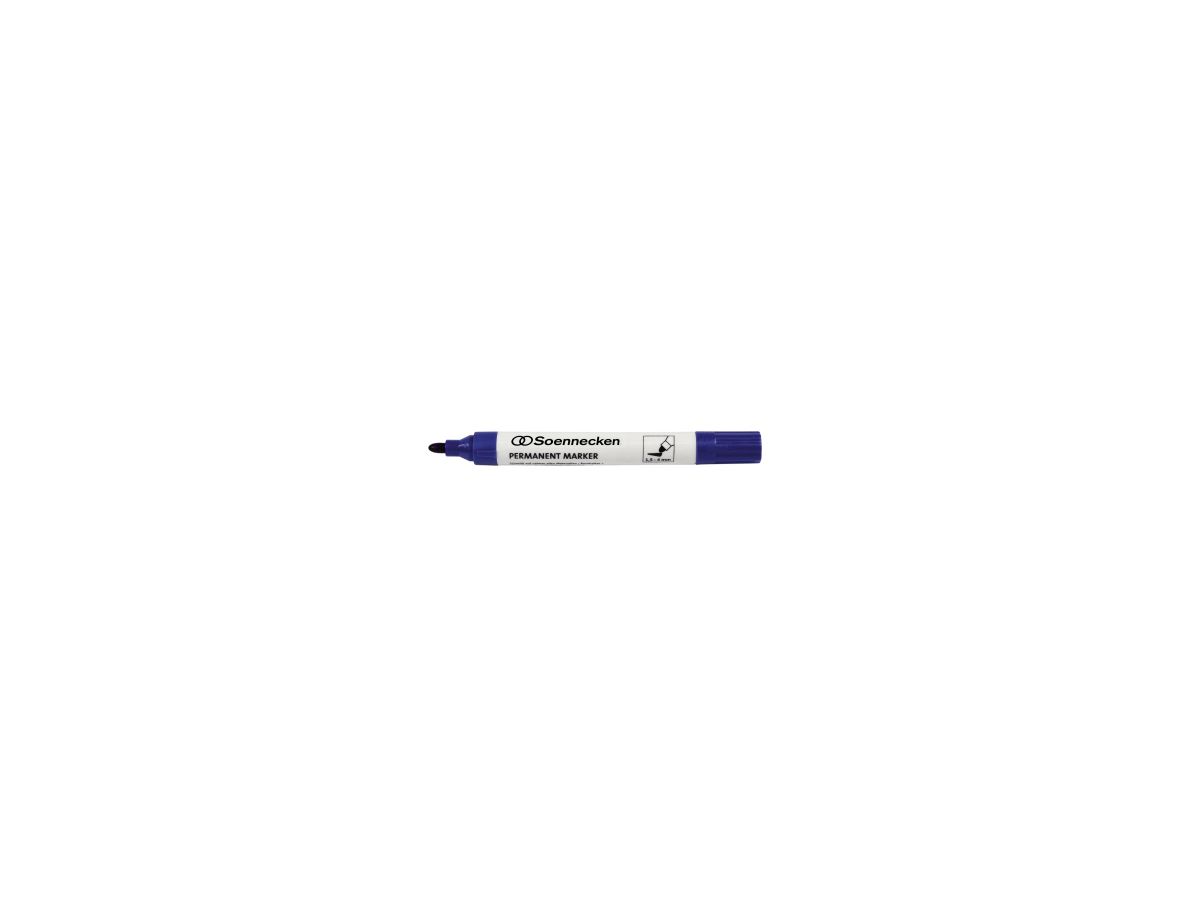 Soennecken Permanentmarker 3105 4mm Rundspitze blau