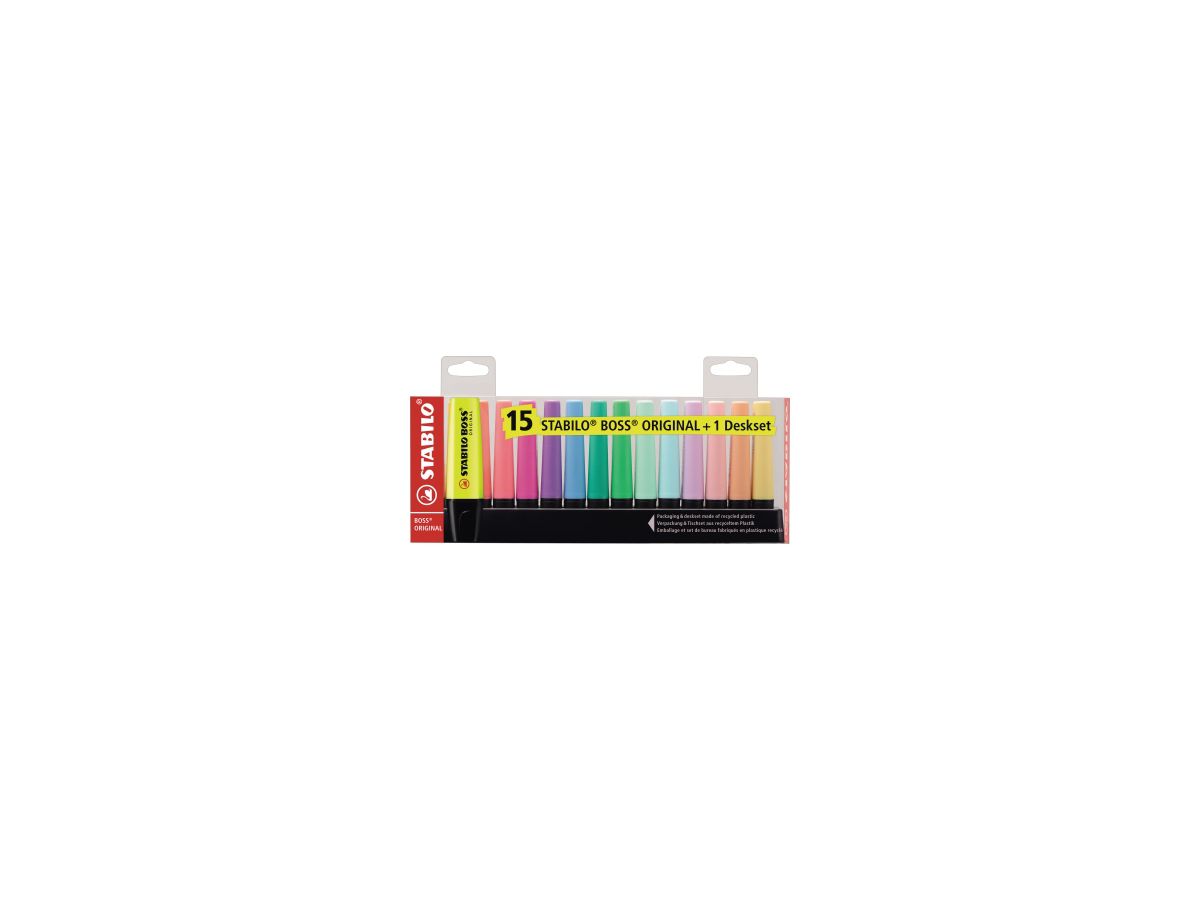 STABILO Textmarker BOSS Original 15 St./Pack