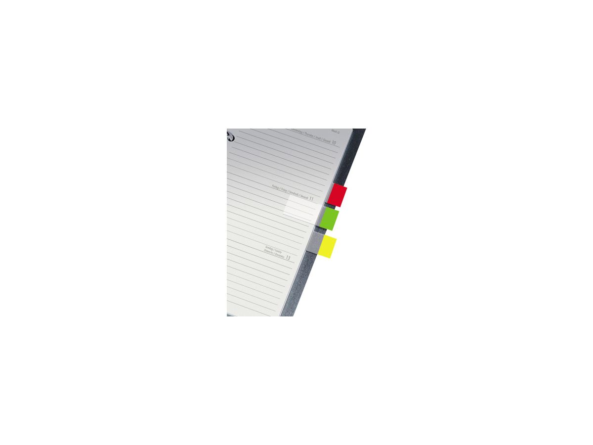 Sigel Haftmarker Transparent HN670 50x80mm farbig sortiert 4 St./Pack.