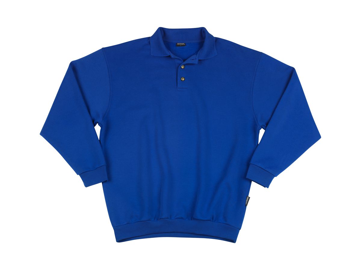 MASCOT Polo-Sweatshirt TRINIDAD Crossover,kornblau,Gr. S