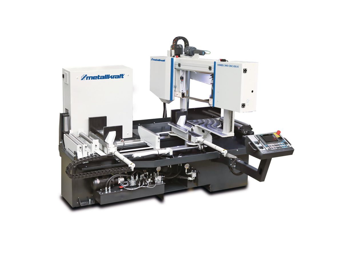 METALLKRAFT Metallbandsäge HMBS 340 CNC-DG-X