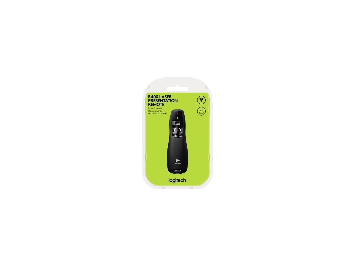 Logitech Laserpointer Wireless Presenter R400 910-001356 sw