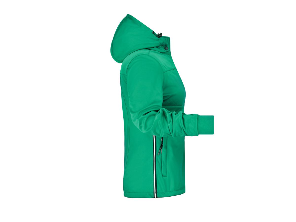 JN Ladies Maritime Jacket JN1077 100%PES, irish-green/navy/white, Gr. 2XL