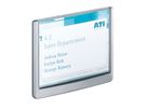 DURABLE Türschild Click SIGN 486137 149x105,5mm graphit