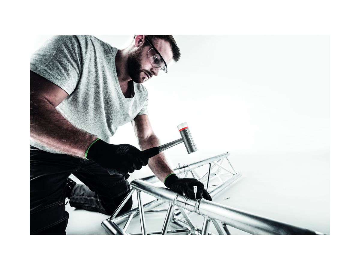 SF mallet+locksm.hammer 30mm FERROPLEX Halder