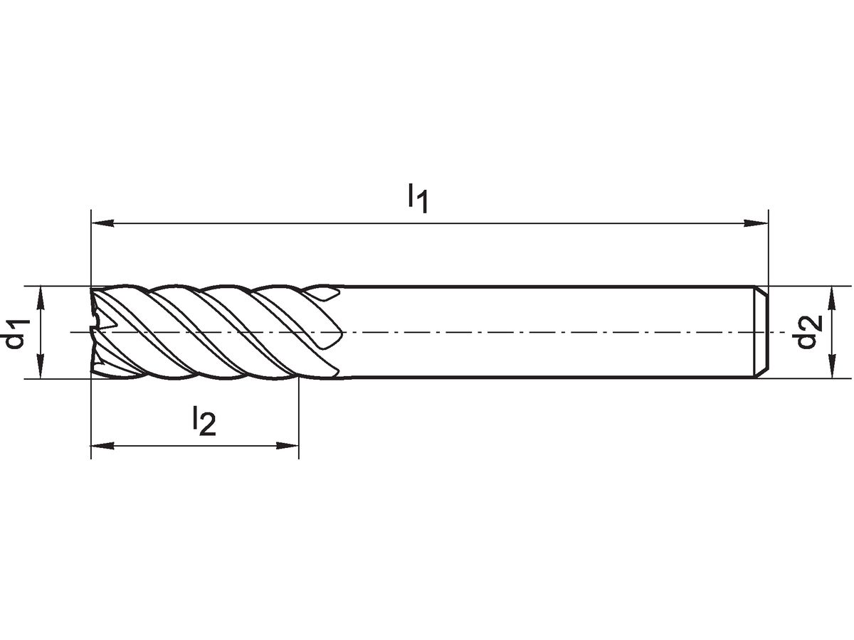 FORMAT Mehrzweckfräser DIN6527L VHM HA TiAlN
