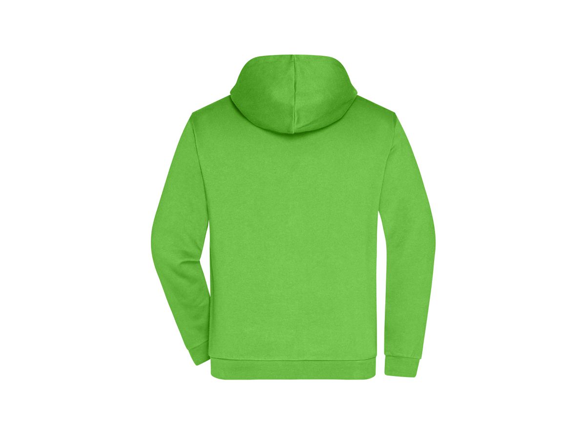 JN Promo Zip Hoody Men JN756 80%BW/20%PES lime-green Gr. 5XL