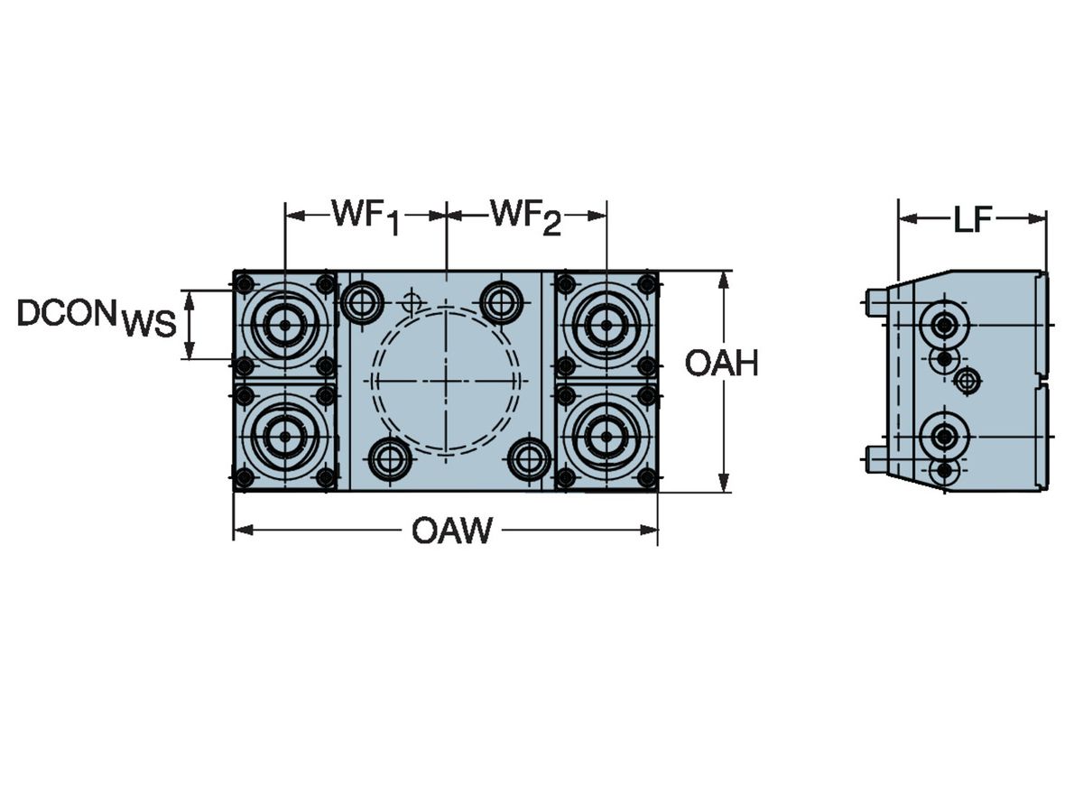 COROMANT Manuelle Spanneinheit für Okuma C4-TLE-OK60A-DY