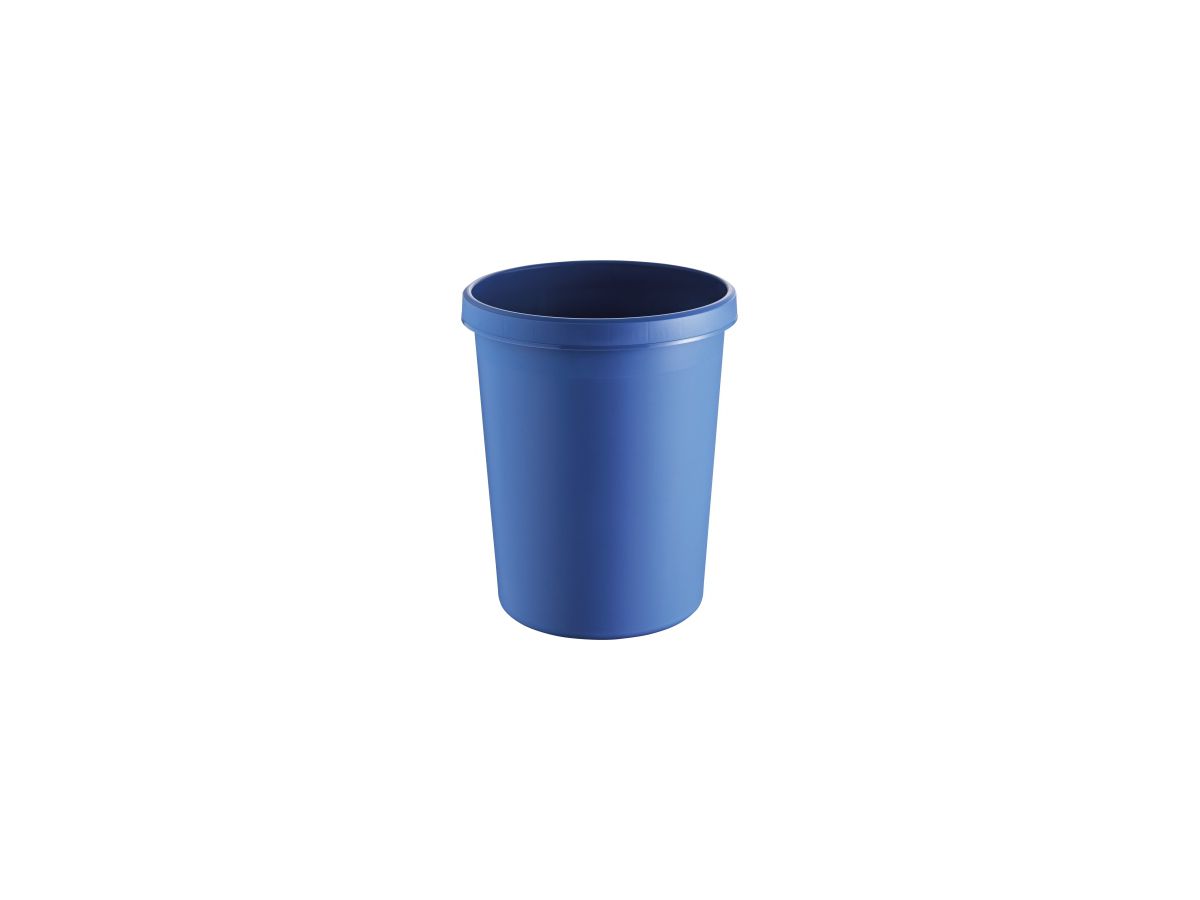helit Papierkorb H6106234 39x48cm 45l rund Polyethylen blau