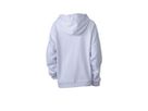 JN Hooded Jacket Junior JN059K 100%BW, white, Größe M