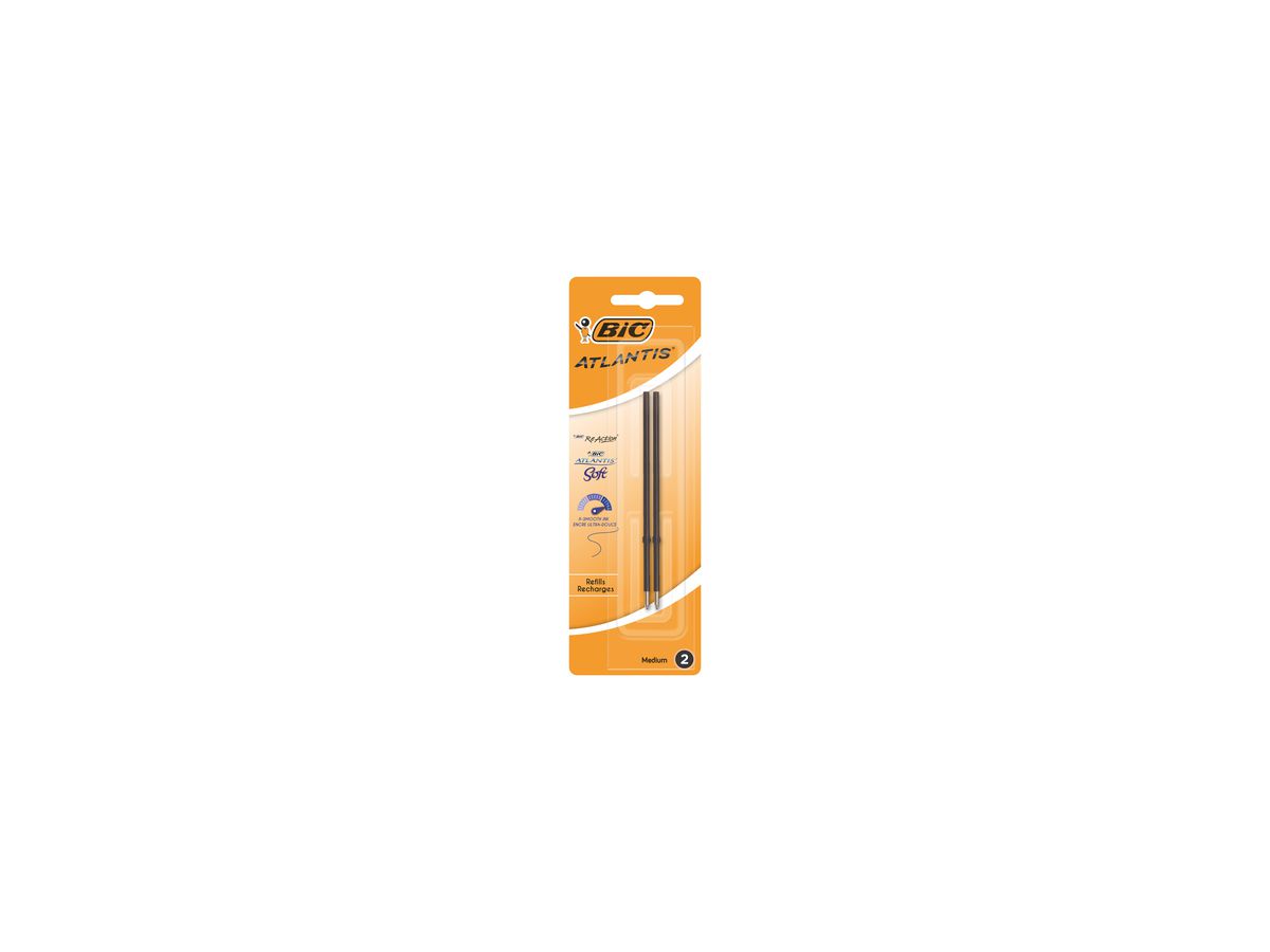 BIC Kugelschreibermine IS1197 Easy Glide 0,4mm sw 2 St./Pack.