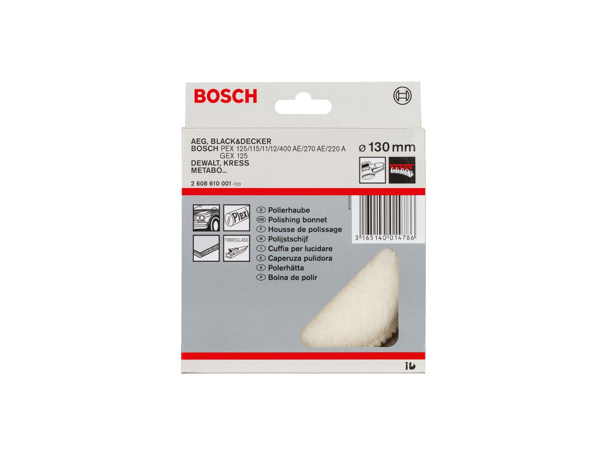 LAMMWOLLHAUBE 130 MM