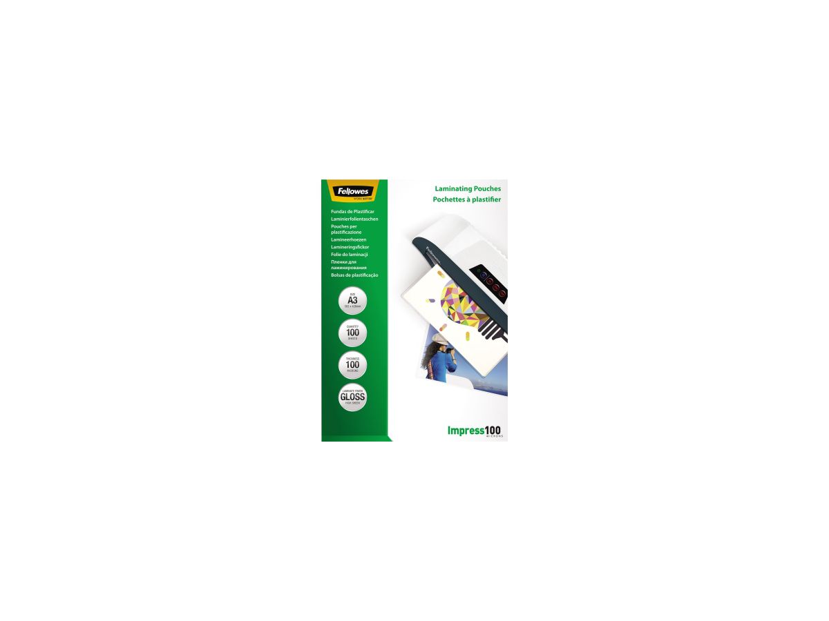 Fellowes Laminierfolie Impress 100 5351205 DIN A3 tr 100 St./Pack.