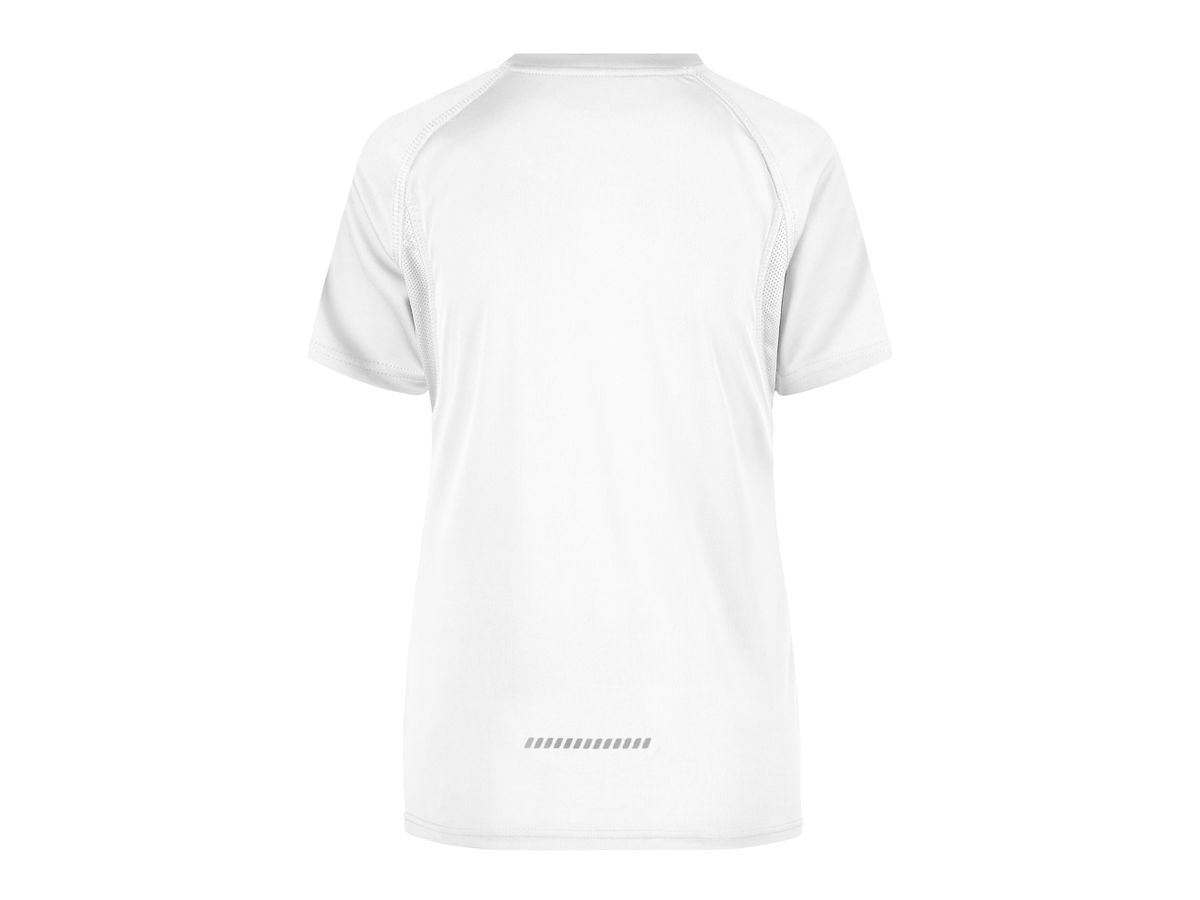 JN Ladies Running-T JN316 100%PES, white/white, Größe L